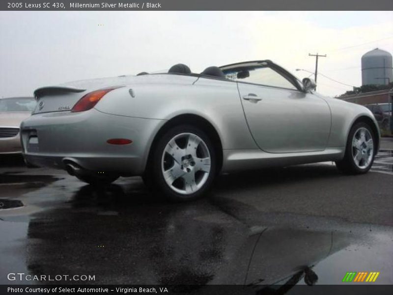 Millennium Silver Metallic / Black 2005 Lexus SC 430