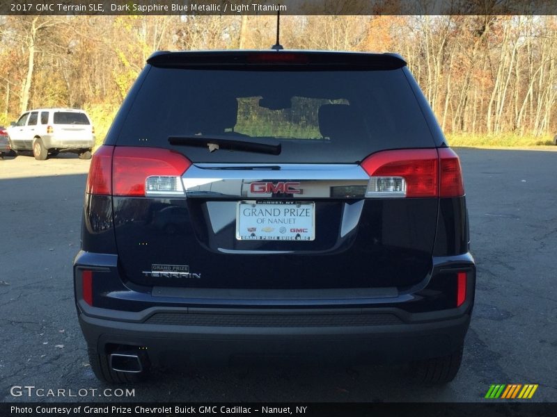 Dark Sapphire Blue Metallic / Light Titanium 2017 GMC Terrain SLE