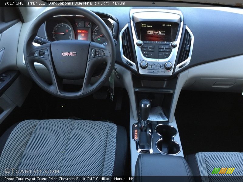 Dark Sapphire Blue Metallic / Light Titanium 2017 GMC Terrain SLE