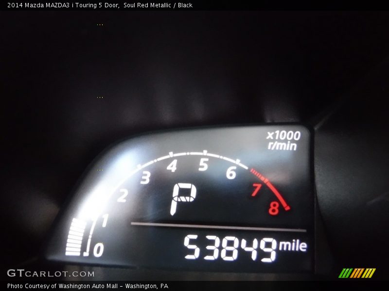 Soul Red Metallic / Black 2014 Mazda MAZDA3 i Touring 5 Door