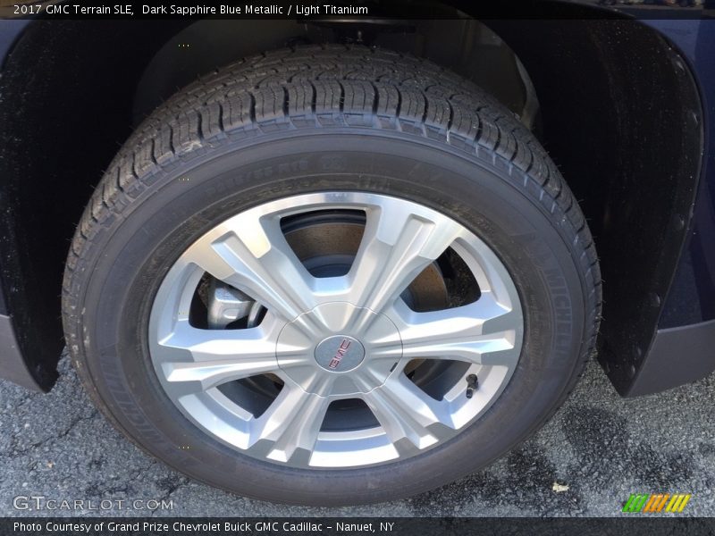 Dark Sapphire Blue Metallic / Light Titanium 2017 GMC Terrain SLE
