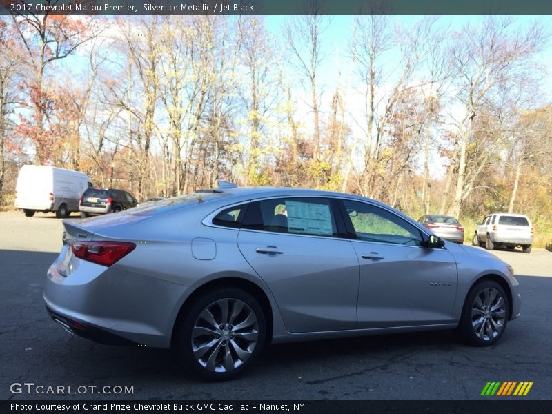 Silver Ice Metallic / Jet Black 2017 Chevrolet Malibu Premier