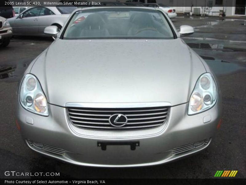 Millennium Silver Metallic / Black 2005 Lexus SC 430