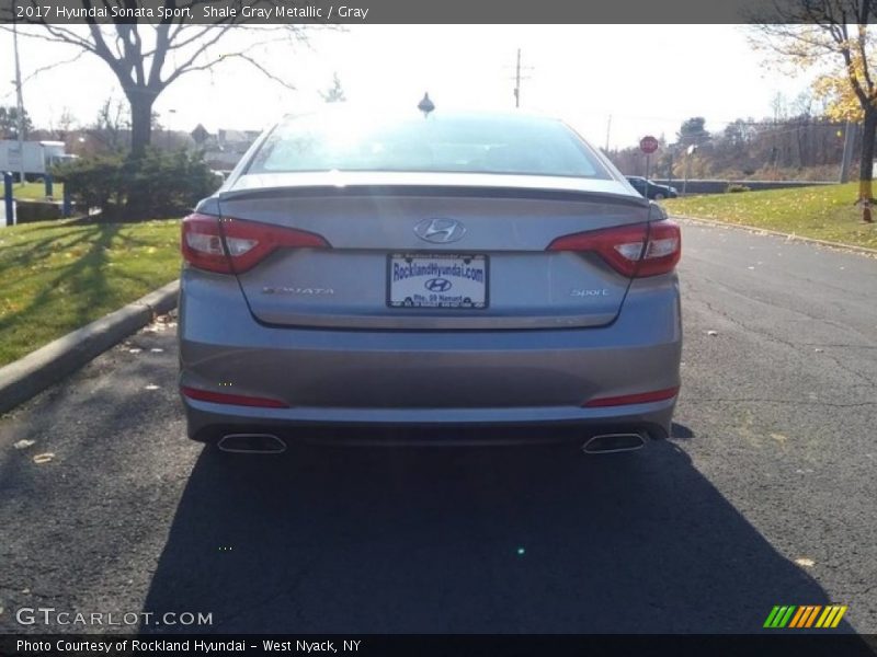 Shale Gray Metallic / Gray 2017 Hyundai Sonata Sport