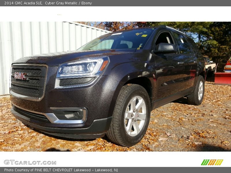 Cyber Gray Metallic / Ebony 2014 GMC Acadia SLE