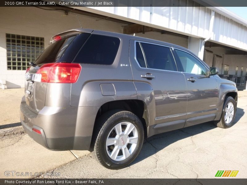 Cyber Gray Metallic / Jet Black 2010 GMC Terrain SLE AWD