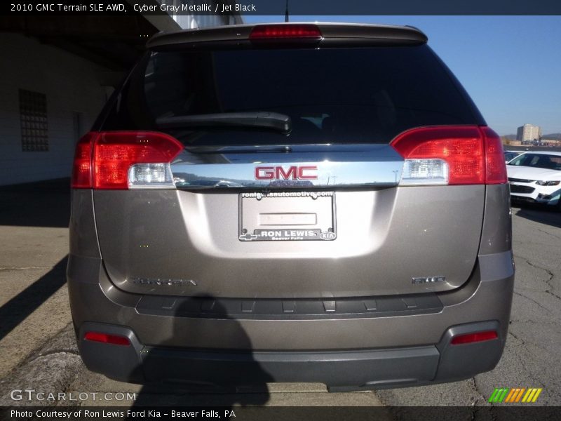 Cyber Gray Metallic / Jet Black 2010 GMC Terrain SLE AWD