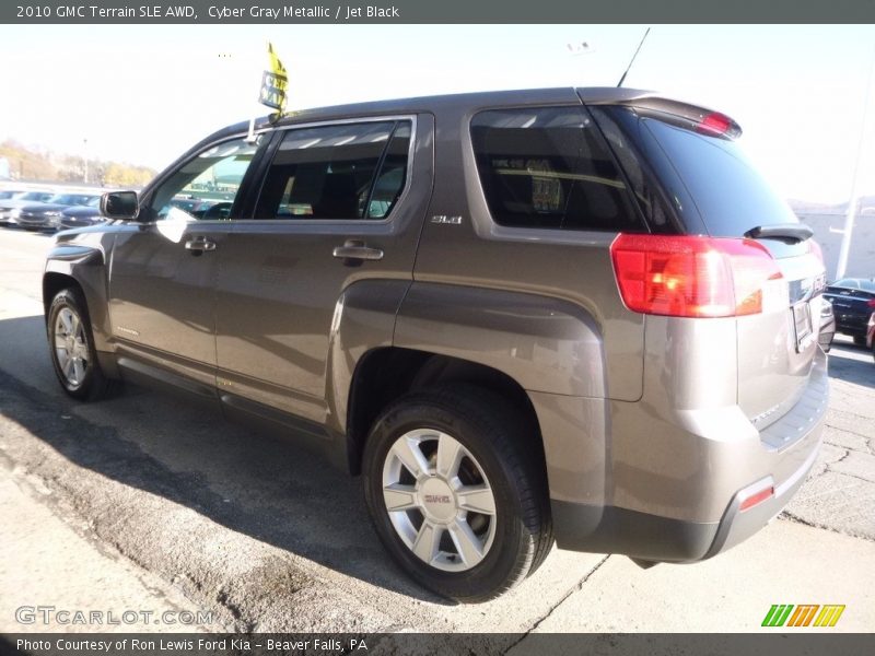 Cyber Gray Metallic / Jet Black 2010 GMC Terrain SLE AWD