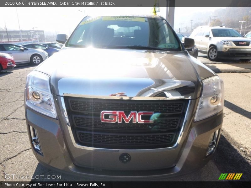 Cyber Gray Metallic / Jet Black 2010 GMC Terrain SLE AWD
