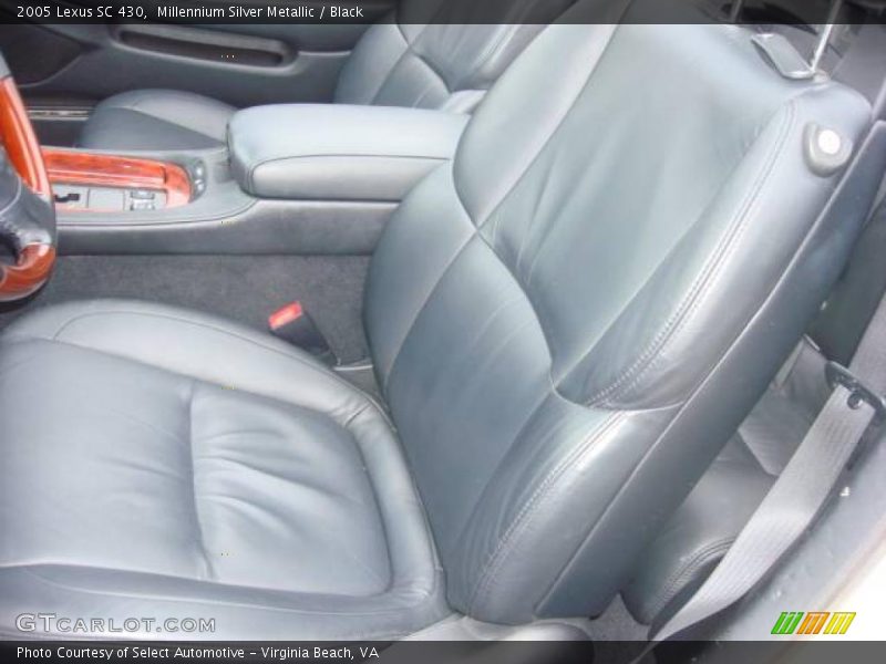 Millennium Silver Metallic / Black 2005 Lexus SC 430