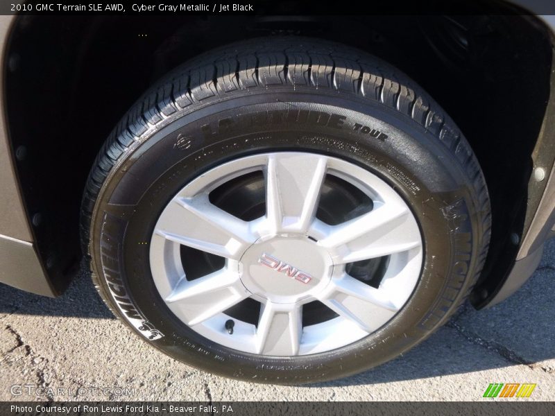 Cyber Gray Metallic / Jet Black 2010 GMC Terrain SLE AWD