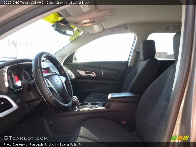 Cyber Gray Metallic / Jet Black 2010 GMC Terrain SLE AWD