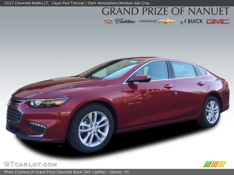 Cajun Red Tintcoat / Dark Atmosphere/Medium Ash Gray 2017 Chevrolet Malibu LT