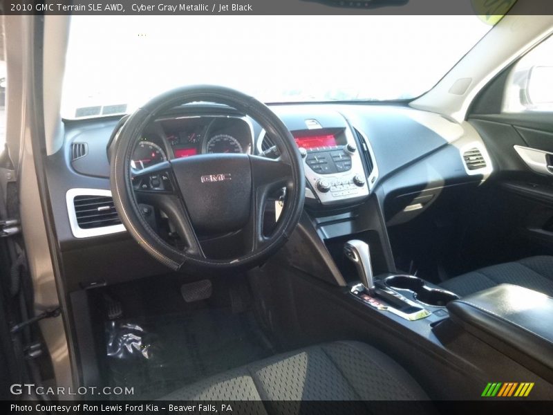 Cyber Gray Metallic / Jet Black 2010 GMC Terrain SLE AWD