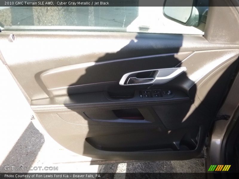 Cyber Gray Metallic / Jet Black 2010 GMC Terrain SLE AWD