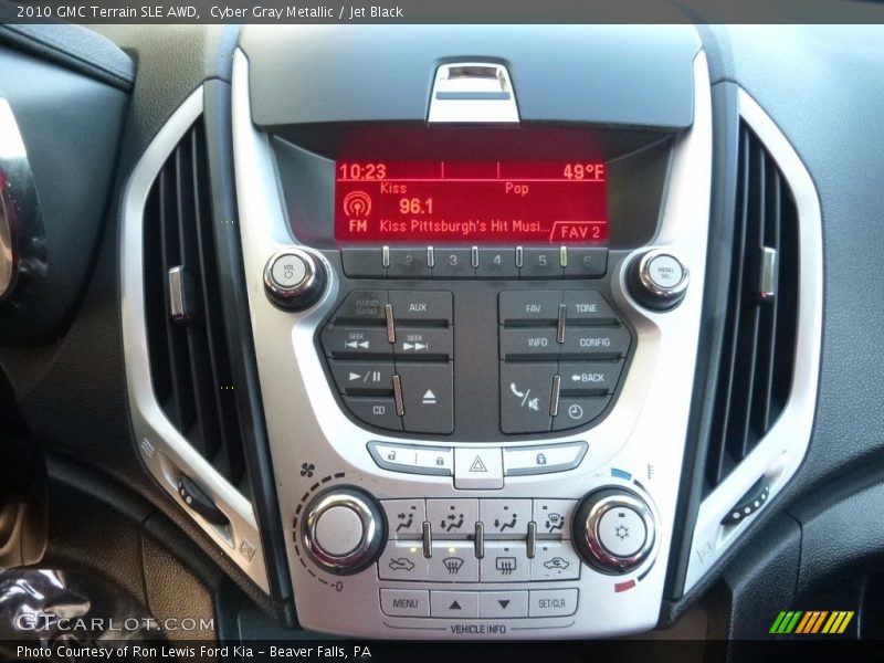 Cyber Gray Metallic / Jet Black 2010 GMC Terrain SLE AWD