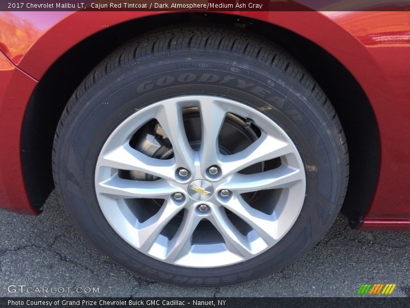 Cajun Red Tintcoat / Dark Atmosphere/Medium Ash Gray 2017 Chevrolet Malibu LT