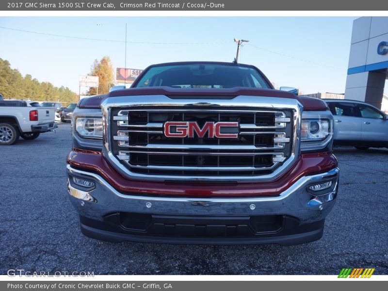 Crimson Red Tintcoat / Cocoa/­Dune 2017 GMC Sierra 1500 SLT Crew Cab