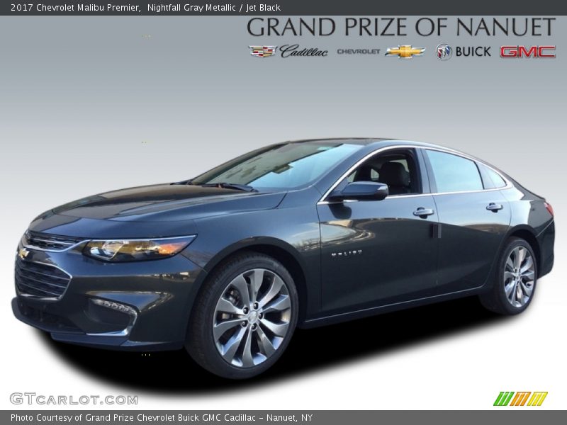 Nightfall Gray Metallic / Jet Black 2017 Chevrolet Malibu Premier