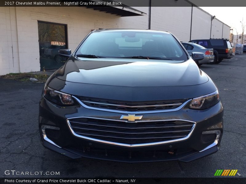 Nightfall Gray Metallic / Jet Black 2017 Chevrolet Malibu Premier