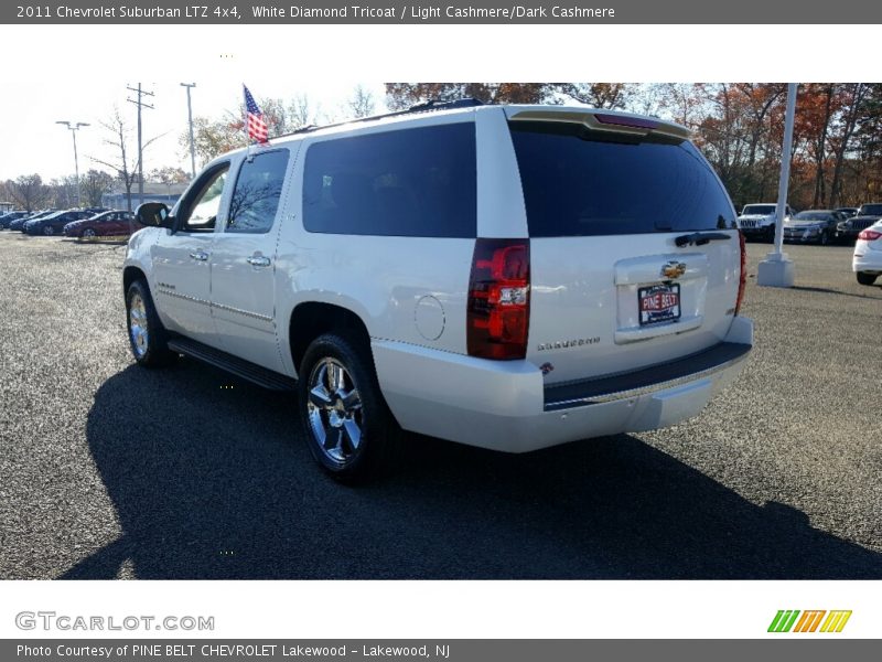 White Diamond Tricoat / Light Cashmere/Dark Cashmere 2011 Chevrolet Suburban LTZ 4x4