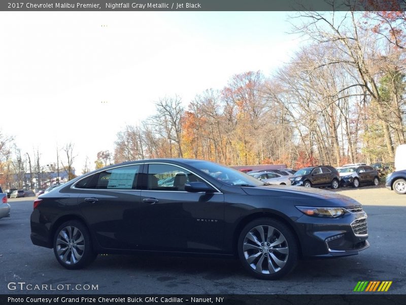 Nightfall Gray Metallic / Jet Black 2017 Chevrolet Malibu Premier