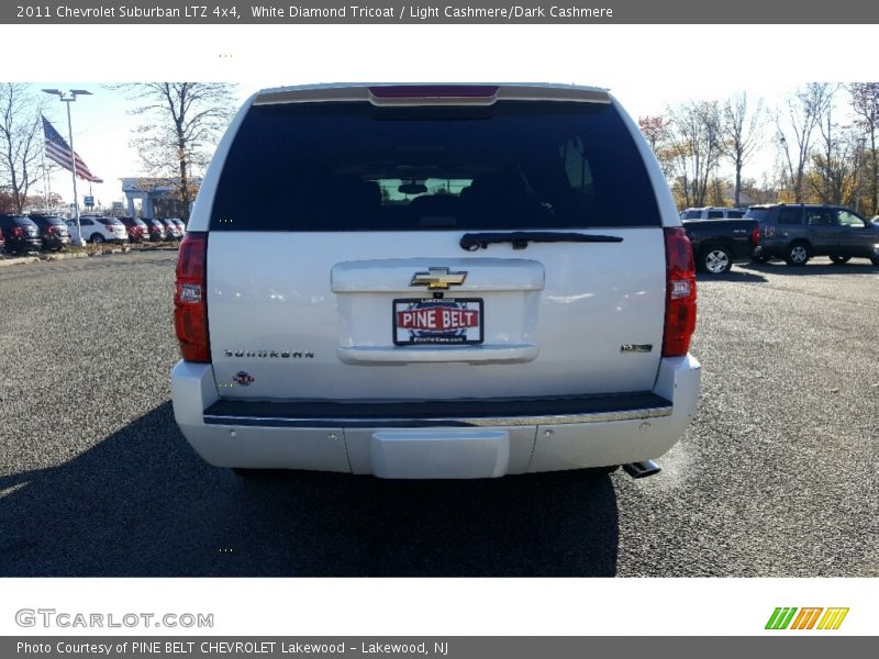 White Diamond Tricoat / Light Cashmere/Dark Cashmere 2011 Chevrolet Suburban LTZ 4x4