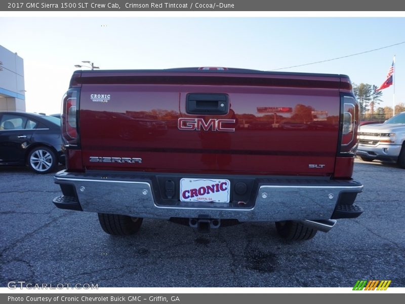 Crimson Red Tintcoat / Cocoa/­Dune 2017 GMC Sierra 1500 SLT Crew Cab