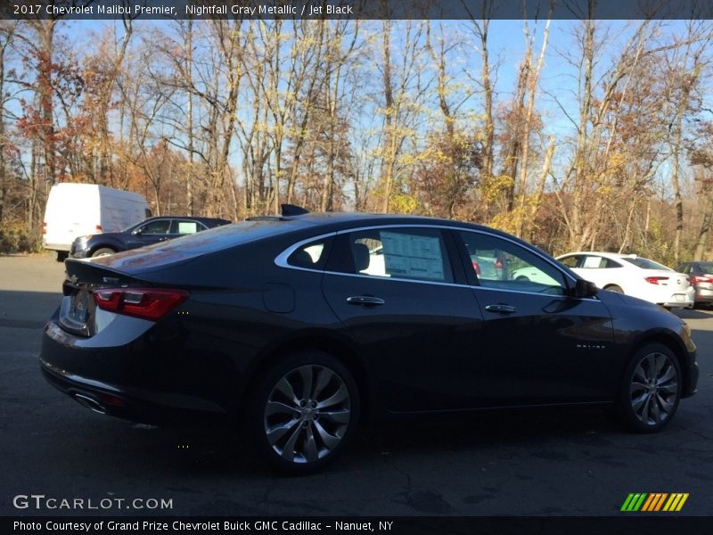 Nightfall Gray Metallic / Jet Black 2017 Chevrolet Malibu Premier