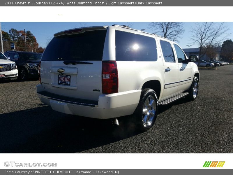 White Diamond Tricoat / Light Cashmere/Dark Cashmere 2011 Chevrolet Suburban LTZ 4x4