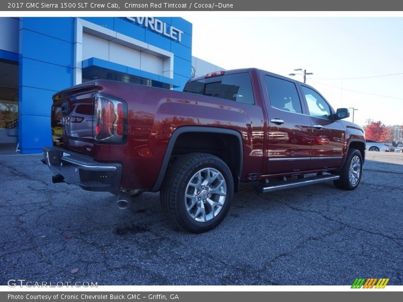 Crimson Red Tintcoat / Cocoa/­Dune 2017 GMC Sierra 1500 SLT Crew Cab