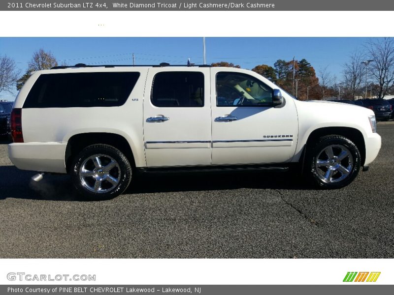 White Diamond Tricoat / Light Cashmere/Dark Cashmere 2011 Chevrolet Suburban LTZ 4x4
