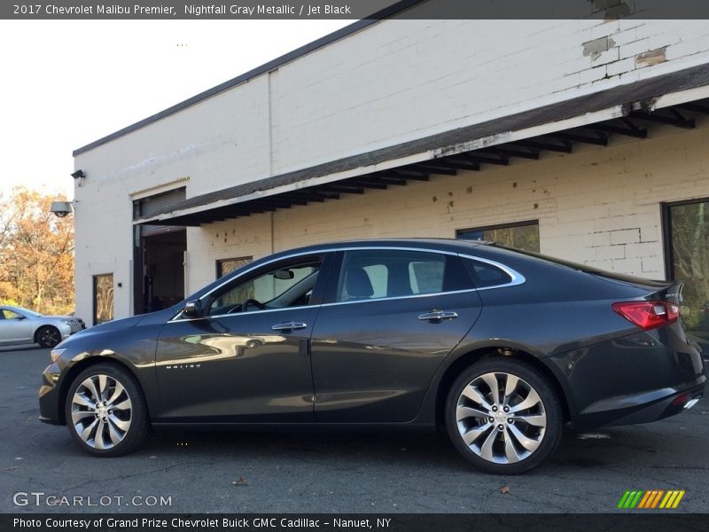 Nightfall Gray Metallic / Jet Black 2017 Chevrolet Malibu Premier