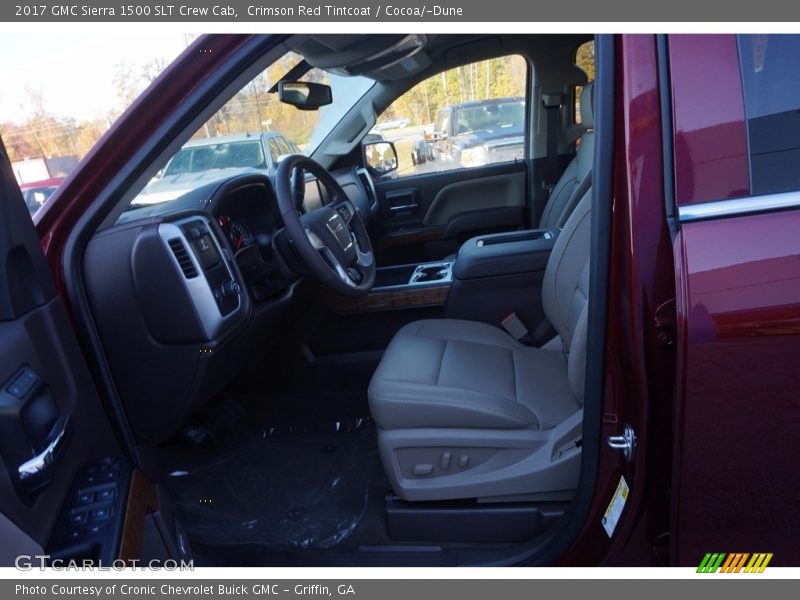 Crimson Red Tintcoat / Cocoa/­Dune 2017 GMC Sierra 1500 SLT Crew Cab