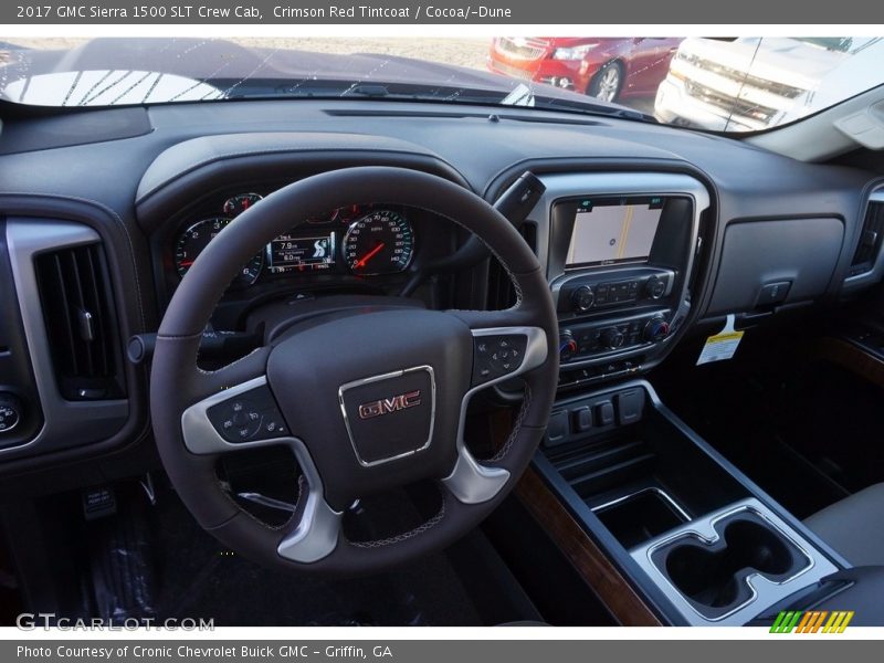 Crimson Red Tintcoat / Cocoa/­Dune 2017 GMC Sierra 1500 SLT Crew Cab