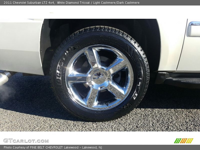 White Diamond Tricoat / Light Cashmere/Dark Cashmere 2011 Chevrolet Suburban LTZ 4x4