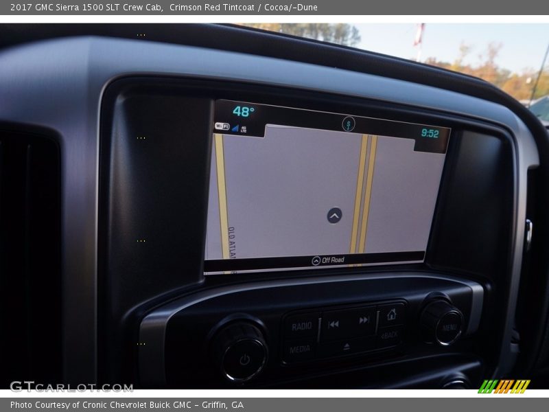 Navigation of 2017 Sierra 1500 SLT Crew Cab