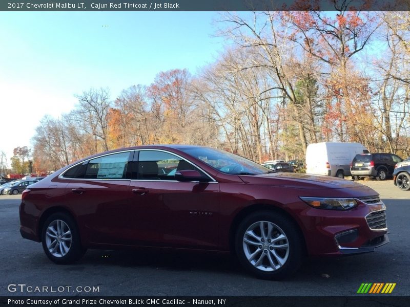 Cajun Red Tintcoat / Jet Black 2017 Chevrolet Malibu LT