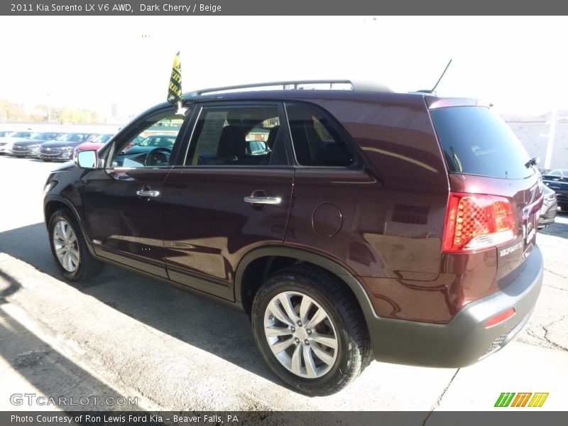 Dark Cherry / Beige 2011 Kia Sorento LX V6 AWD