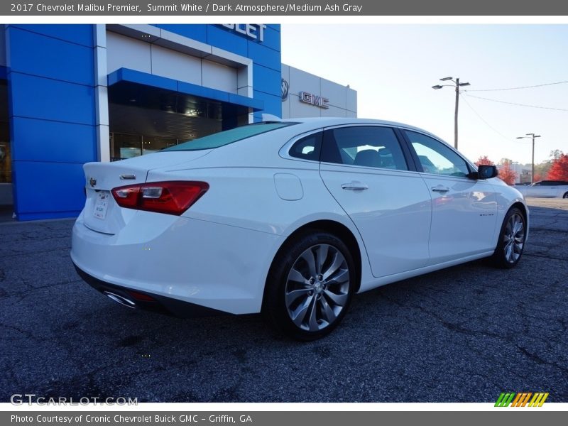 Summit White / Dark Atmosphere/Medium Ash Gray 2017 Chevrolet Malibu Premier