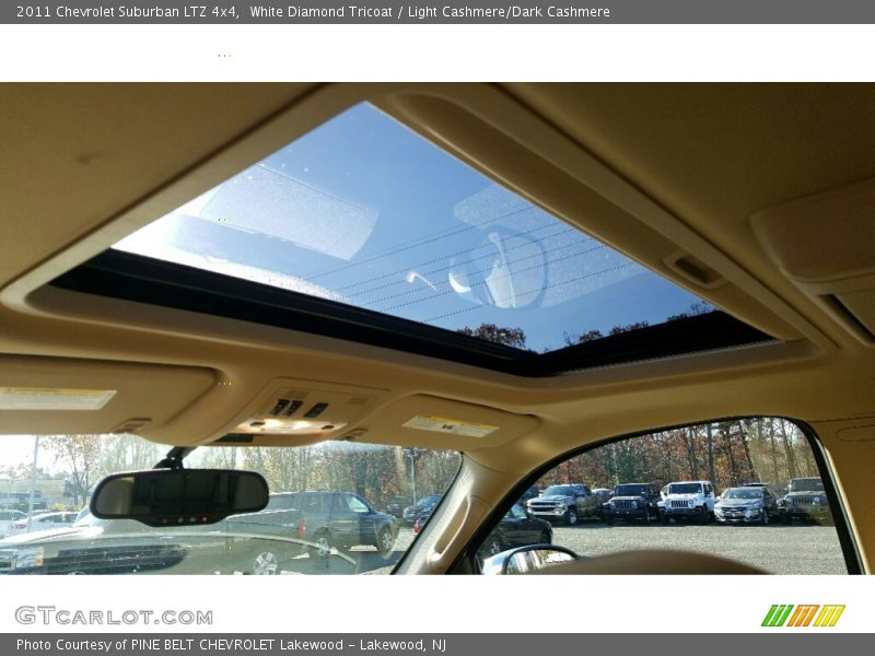 White Diamond Tricoat / Light Cashmere/Dark Cashmere 2011 Chevrolet Suburban LTZ 4x4