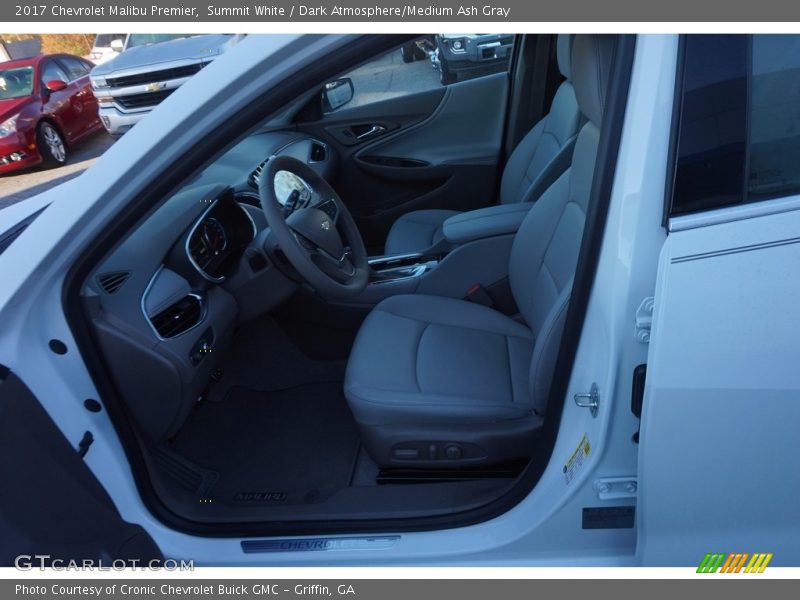 Summit White / Dark Atmosphere/Medium Ash Gray 2017 Chevrolet Malibu Premier