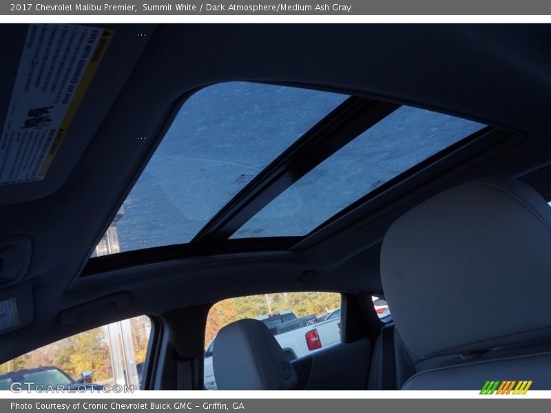 Summit White / Dark Atmosphere/Medium Ash Gray 2017 Chevrolet Malibu Premier