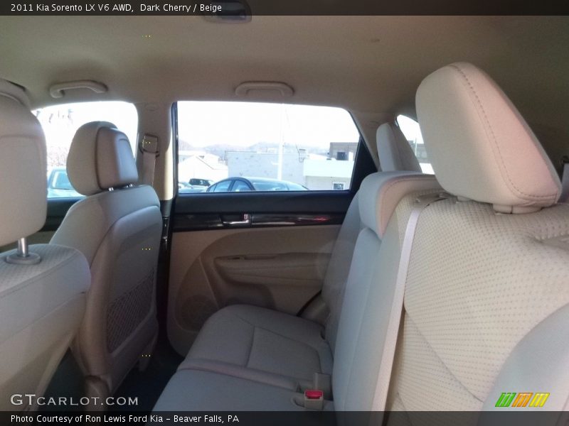 Dark Cherry / Beige 2011 Kia Sorento LX V6 AWD