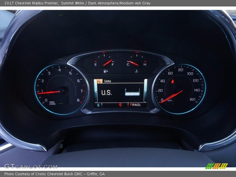 Summit White / Dark Atmosphere/Medium Ash Gray 2017 Chevrolet Malibu Premier