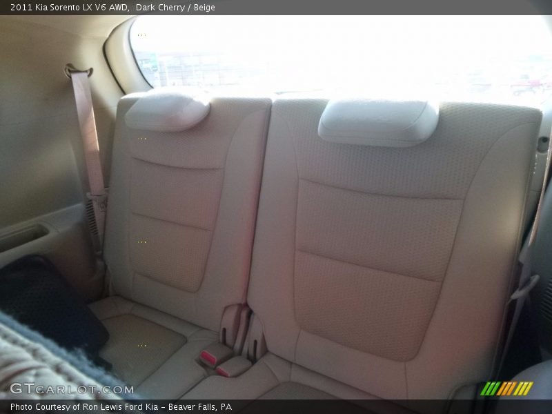 Dark Cherry / Beige 2011 Kia Sorento LX V6 AWD