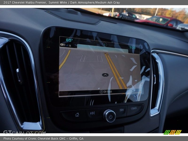 Summit White / Dark Atmosphere/Medium Ash Gray 2017 Chevrolet Malibu Premier