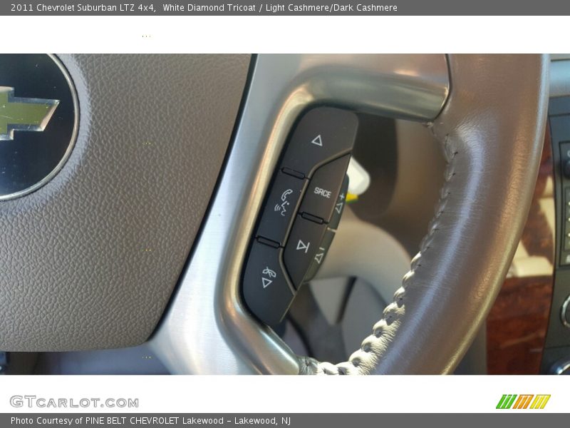 White Diamond Tricoat / Light Cashmere/Dark Cashmere 2011 Chevrolet Suburban LTZ 4x4