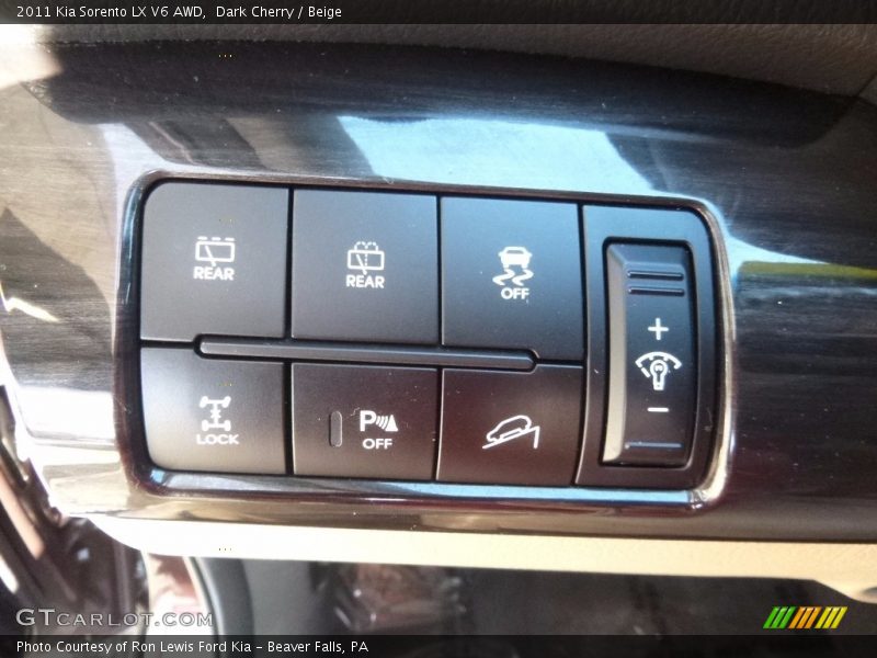 Dark Cherry / Beige 2011 Kia Sorento LX V6 AWD