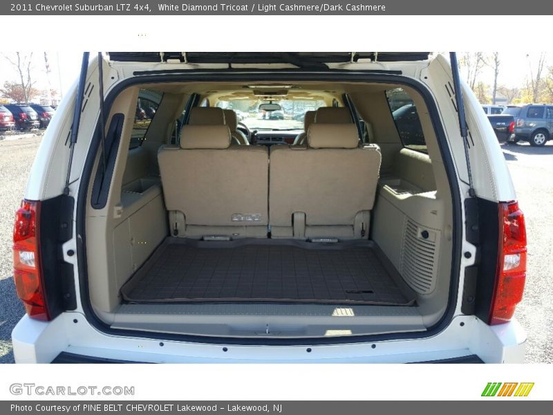 White Diamond Tricoat / Light Cashmere/Dark Cashmere 2011 Chevrolet Suburban LTZ 4x4